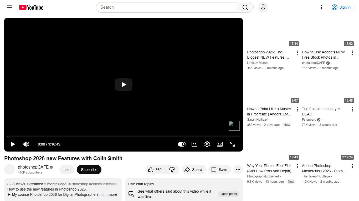 Photoshop 2026 new Features with Colin Smith - YouTube